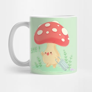 mushroom going on vacation Mug